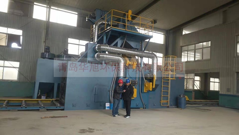 舞臺鐵架子拋丸機-圓管鐵架子拋丸除銹機
